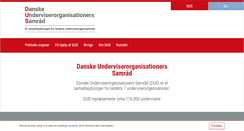 Desktop Screenshot of dus.dk
